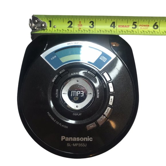 Panasonic Portable CD Player, Black Gray SL-MP353J - Picture 12 of 15